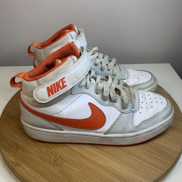 Nike Court Borough Mid 2 CD7782-008 White Basketball Womens Size 7 Shoes - Picture 3 of 8